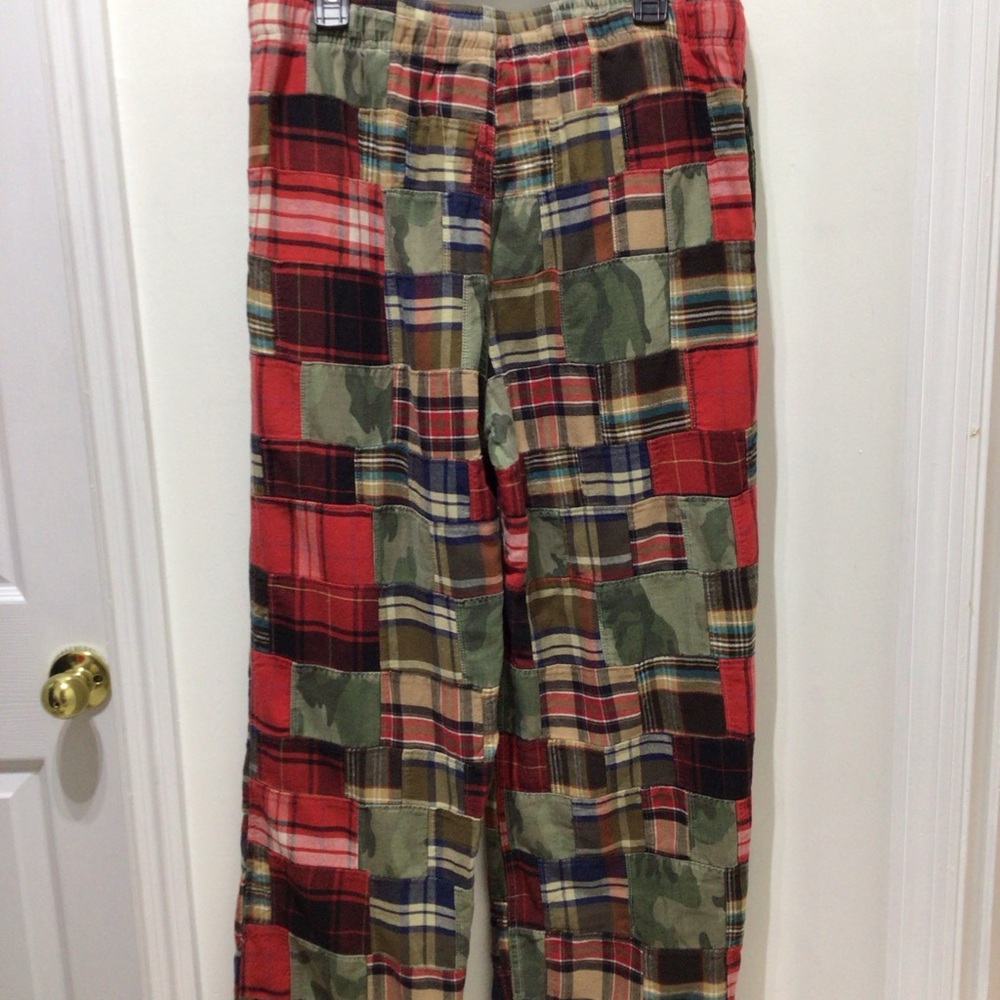 American Eagle Mardas Plaid Patchwork Pajama Bott… - image 5